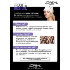 L'Oreal Paris Frost and Design precision cap enables even highlights on long hair.
