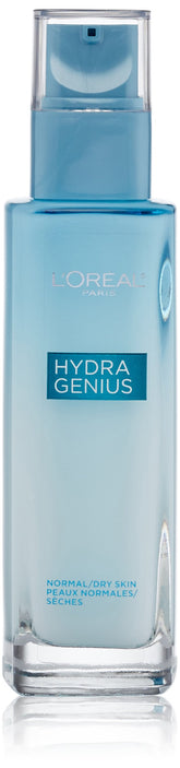 L'Oreal Paris Hydra Genius: botella ligera lista para hidratación rápida.