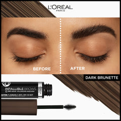 Cejas 2x más densas con volumen duradero de 24H.