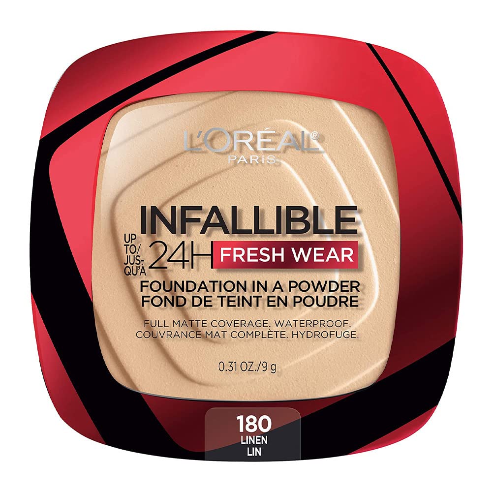 L'Oréal Paris Infallible Fresh Wear Polvo: base-aplicación, cobertura duradera y natural