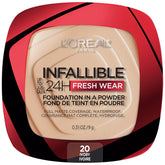 L'Oréal Paris Infallible Fresh Wear Polvo fundación: aplicación suave para un acabado natural