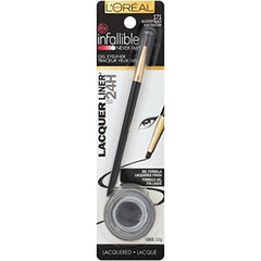 L'Oreal Paris Infallible Gel Lacquer Liner in pot shows smooth gel formula for all-day wear.