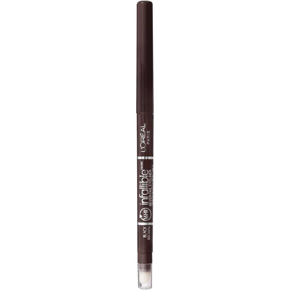 Delineador mecánico Infallible Never Fail con afilador integrado para definición duradera
