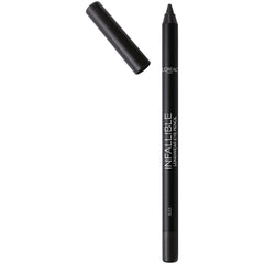 L'Oreal Paris Infallible Pro-Last Pencil Eyeliner waterproof swatches show bold, long-lasting color.