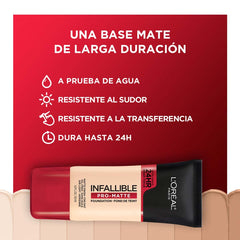 Foundation being blended with finger for quick, even application