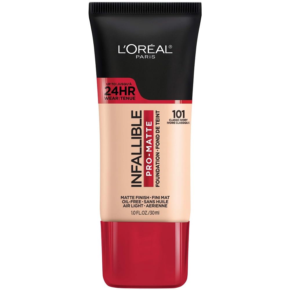 L'Oréal Paris Infallible Pro-Matte Foundation bottle for all-day demi-matte wear