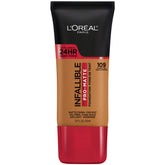 L'Oreal Paris Infallible Pro-Matte foundation Classic Tan bottle for all-day wear