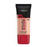 L'Oreal Paris Infallible Pro Matte Foundation bottle in Shell Beige with demi-matte finish