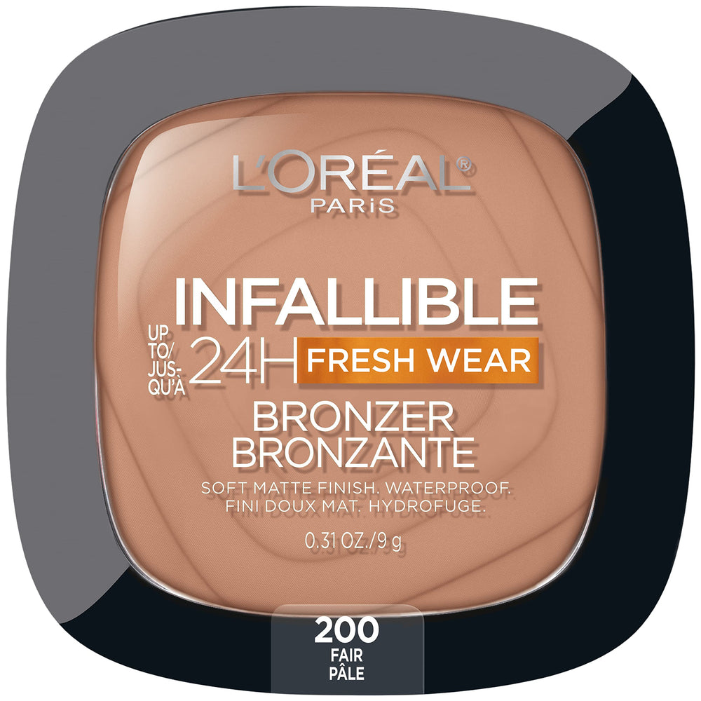 L'Oreal Paris Infallible Soft Matte Bronzer swatch for sun-kissed warmth