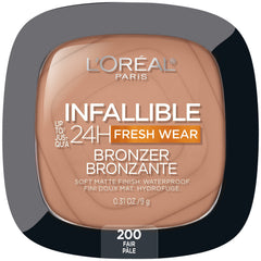 L'Oreal Paris Infallible Soft Matte Bronzer swatch for sun-kissed warmth