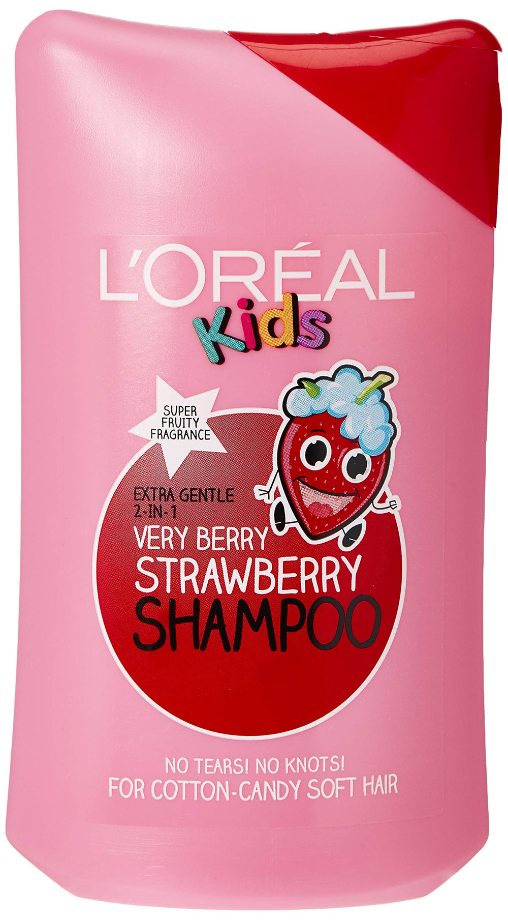 L'Oréal Paris Kids Extra Gentle 2in1 shampoo bottle front view highlighting easy detangling