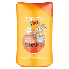 L'Oreal Paris Kids Shampoo Tropical Mango bottle for gentle, kid-friendly cleansing.