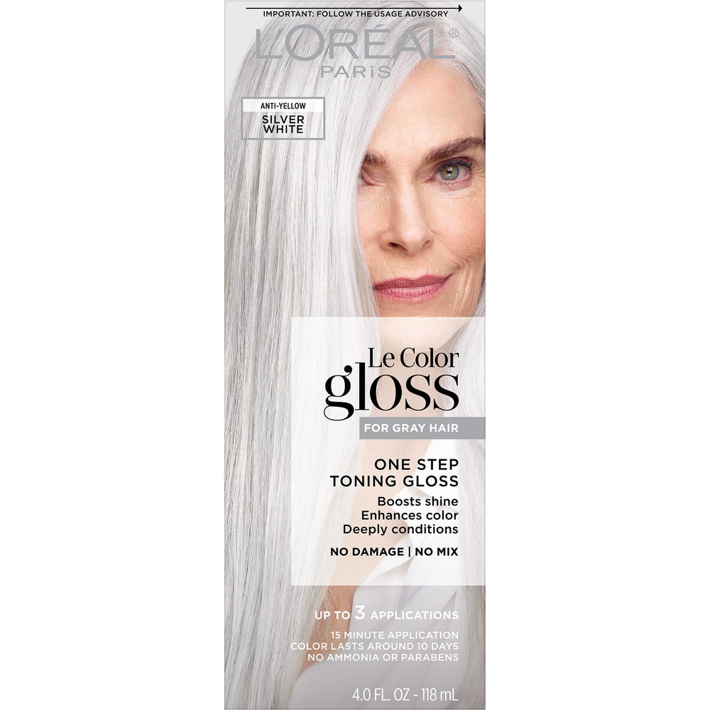 L'Oreal Paris Le Color Gloss tube close-up for easy in-shower toning