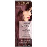 L’Oréal Paris Le Color One Step Toning Hair Gloss Auburn bottle with shine boost