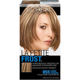 L'Oreal Paris Le Petite Frost cap pull-through highlights on short hair for precise results