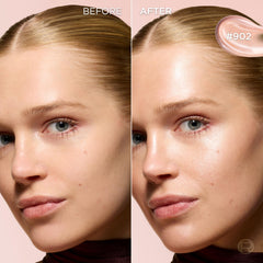 L'Oreal Paris Lumi Glotion con glicerina, hidratación duradera para piel fresca.