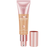 L'Oreal Paris Lumi Le Glow Tint envase compacto para uso diario con acabado natural.
