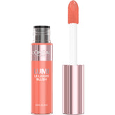 L'Oreal Paris Lumi Le Liquid Blush bright pink provides a lightweight radiant flush to cheeks