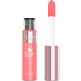 L’Oréal Paris Lumi Le Liquid Blush rosa intenso: acabado luminoso para un look radiante.