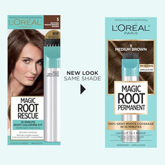 L’Oréal Paris Magic Root 10 Minute application for quick gray coverage.