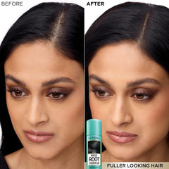 L'Oreal Paris Magic Root Cover Up leaves no sticky residue after drying.