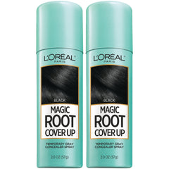 L'Oreal Paris Magic Root Cover Up root-coverage spray conceals gray roots quickly.