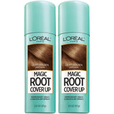L'Oreal Paris Magic Root Cover Up spray conceals gray roots quickly with a residue-free finish.