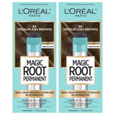 L’Oréal Paris Magic Root Permanent 10-Minute Color Kit shown for easy root touch-up.