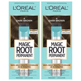 L'Oreal Paris Magic Root Rescue quick precision brush enables fast root touchups.