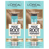 L’Oréal Paris Magic Root Rescue tube enables fast gray coverage between colorings.