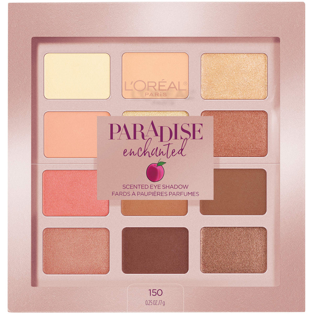 L’Oréal Paris Paraíso Encantado paleta 12 tonos para looks cálidos y versátiles.