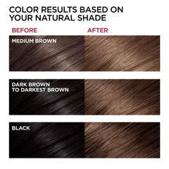 Over 50 shades available for warm reds to cool ash browns.
