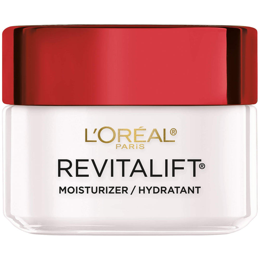 L'Oreal Paris Revitalift crema antiarrugas para rostro y cuello, textura suave para el día