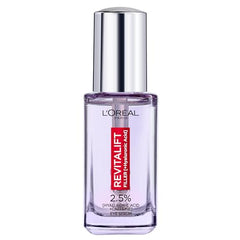 L'Oréal Paris Revitalift Filler Sérum para ojos, textura ligera, se absorbe rápido en piel sensible.