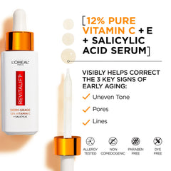 Non-greasy, lightweight Revitalift serum texture for daily use.