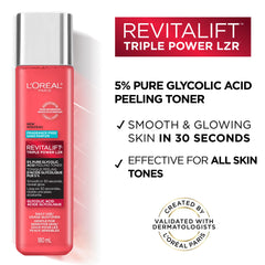 Tónico exfoliante Revitalift 5% glicólico con aloe para textura uniforme
