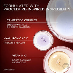 L'Oreal Paris Revitalift serum dropper for precise application.
