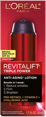 Textura cremosa de Revitalift para una hidratación suave y firme.