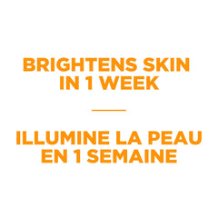 Label emphasis on fragrance-free formula and high potency vitamin C