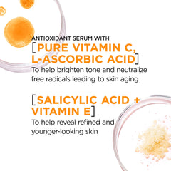 Revitalift serum dropper ready for quick absorption and even skin tone.