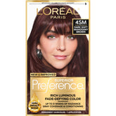 L'Oreal Paris Superior Preference 4SM bottle for fade-defying dark mahogany color