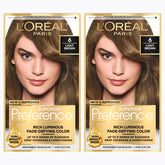 L'Oreal Paris Superior Preference color gel application for precise root coverage.