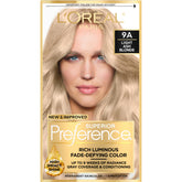 L'Oreal Paris Superior Preference color gel for precise fade-defying light ash blonde color