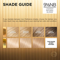 L'Oreal Paris Superior Preference developer crème shows even distribution for professional-looking results.