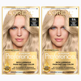 L'Oreal Paris Superior Preference light ash blonde color gel for vibrant, fade-defying results