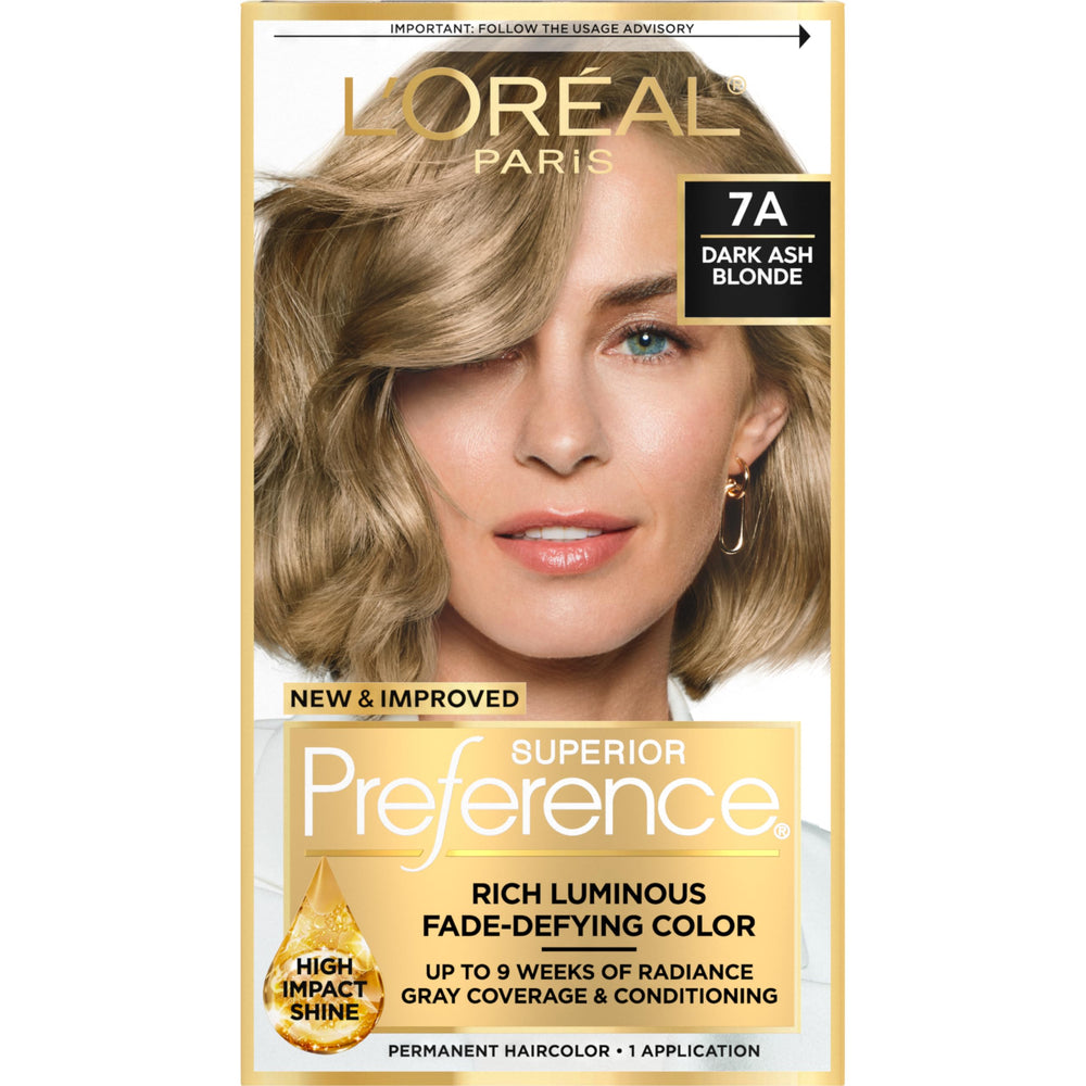 L'Oreal Paris Superior Preference luminous bottle showing vibrant, fade-defying color.