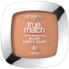 L'Oreal Paris True Match Blush, textura polvo suave para un acabado natural.