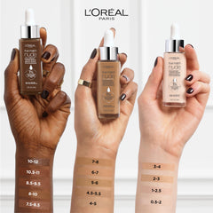 L'Oréal Paris True Match Nude, cobertura ligera para piel radiante.