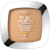 L'Oreal Paris True Match powder compact with mirror for on-the-go touch-ups.