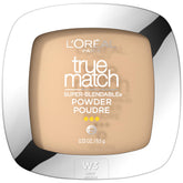 L’Oréal Paris True Match powder compact open for natural finish.